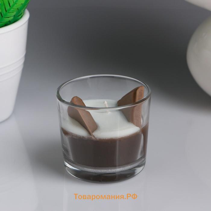 Свеча ароматическая в стакане "Шоколадное суфле", 60 г