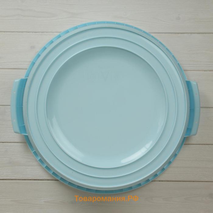 Бак пищевой, 40 л, пластиковый, с крышкой, МИКС