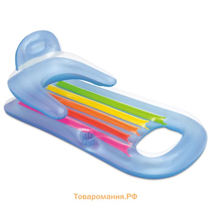 Матрас-кресло для плавания «Королевский», 160 х 85 см, цвет МИКС, 58802NP INTEX