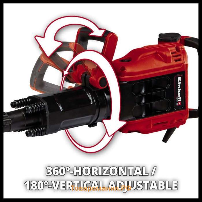 Молоток отбойный Einhell TE-DH 50, 1700 Вт,SDS-HEX 30 мм, 50 Дж, 1800 уд/мин, Кейс, 4 м