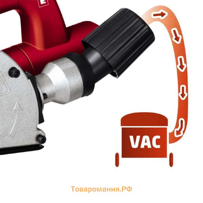 Штроборез Einhell TC-MA 1300, 1320 Вт, d=125 мм, 9000 об/мин, кейс, 8-30/8-26 мм