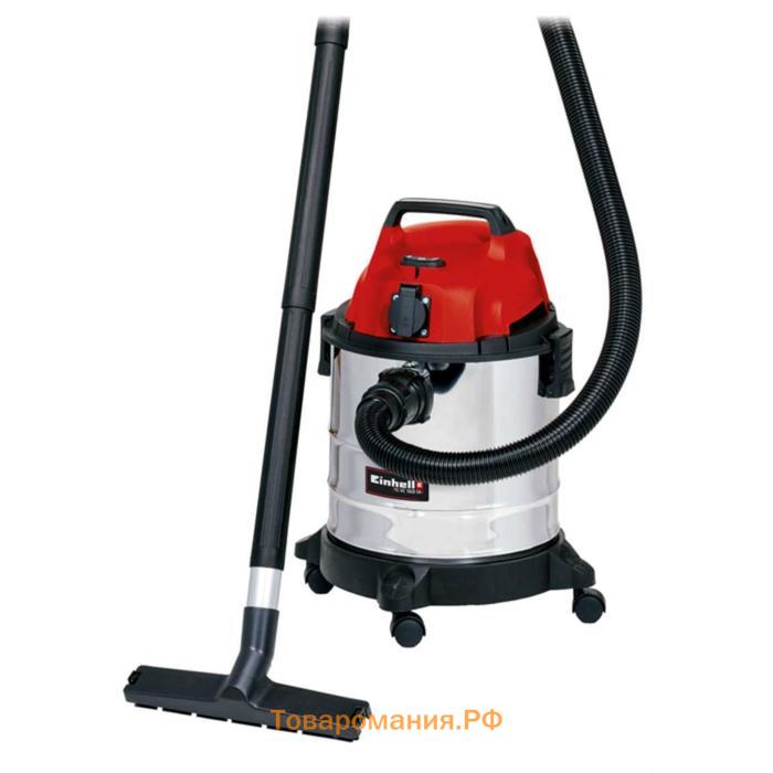 Пылесос строительный Einhell TC-VC 1820 SA, 1250 Вт, нерж сталь 20л, 1.5м , d=36мм, розетка