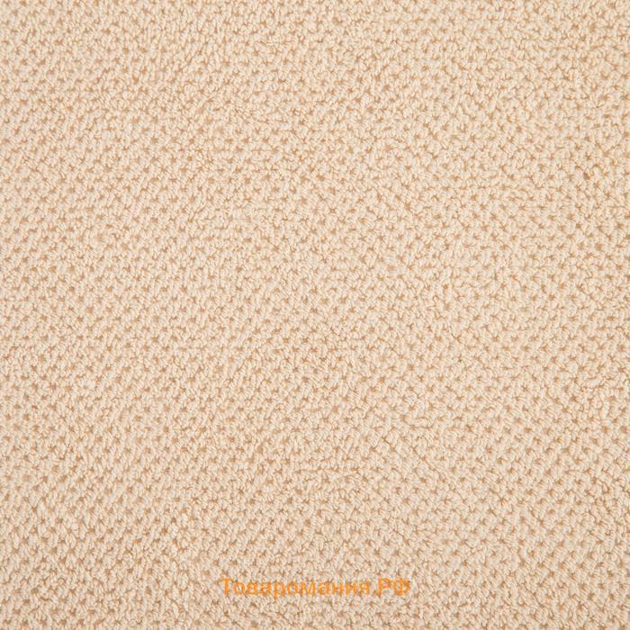 Коврик махровый "" Organic Beige 50х70 см, 100% хл, 550гр/м2