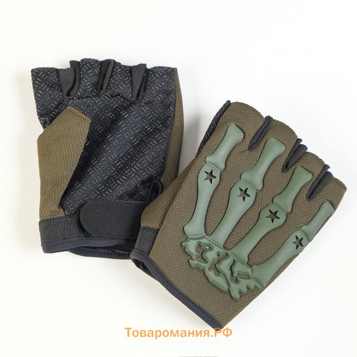 Перчатки без пальцев тактические мужские Storm tactic размер - M, хаки