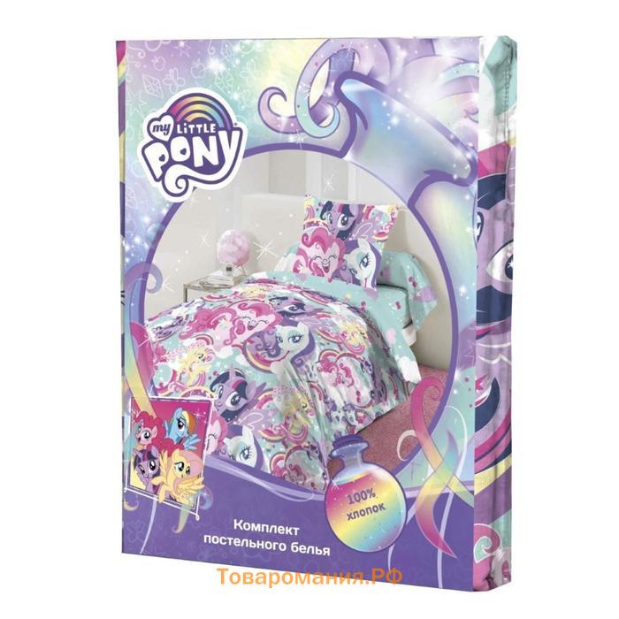 Постельное бельё 1.5 сп Pony Team, размер 150x215 см, 145x210 см, 50x70 см