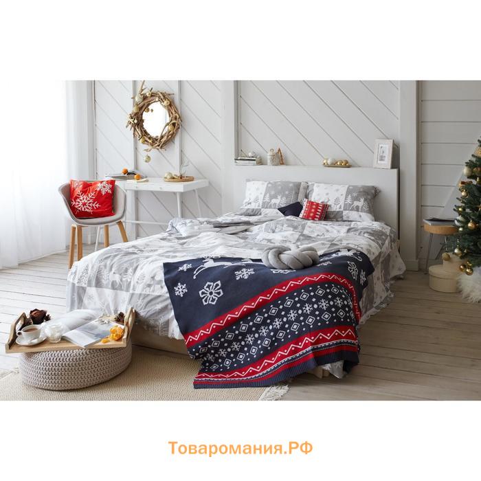 Постельное белье LoveLife 1,5сп " New year forest" 143*215см,150*225см,50*70см-2шт