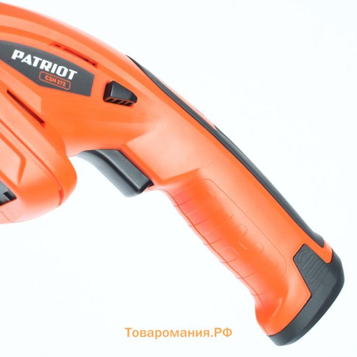 Ножницы-кусторез аккумуляторные PATRIOT CSH272 7.2 В, 1.3 Ач, Li-ion, лезвие 17см, рез 8 мм