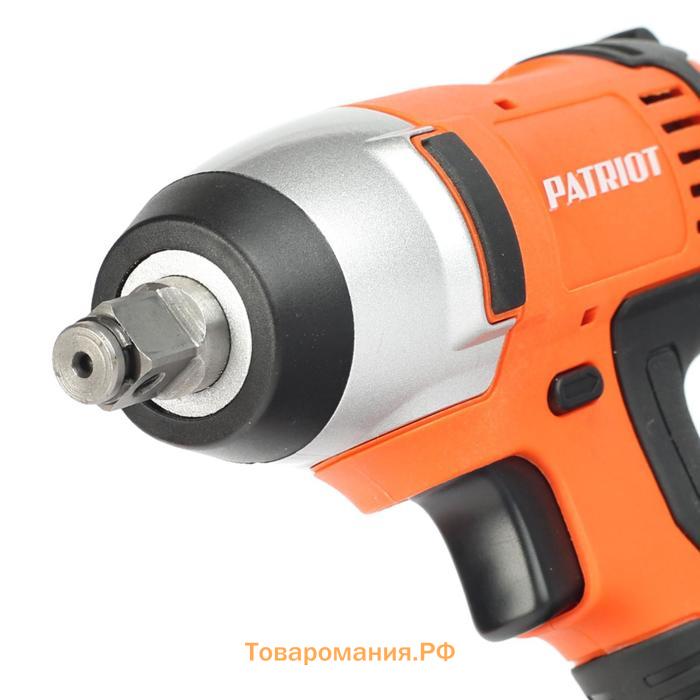 Гайковерт ударный аккумуляторный PATRIOT BR180Li-1/2, 18 В, 2х1.5 Ач, Li-Ion, 140 Нм, UES