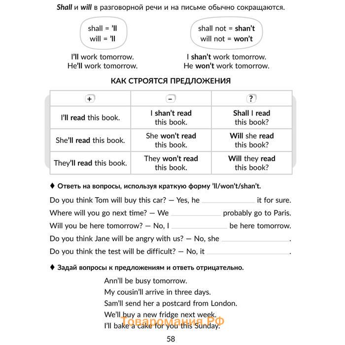 Все правила грамматики английского языка с наглядными примерами и тренировочными упражнениями 2-4 классы. Ленская Е. А.