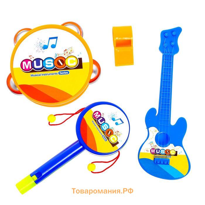 Набор музыкальных инструментов «Оркестр», 4 предмета