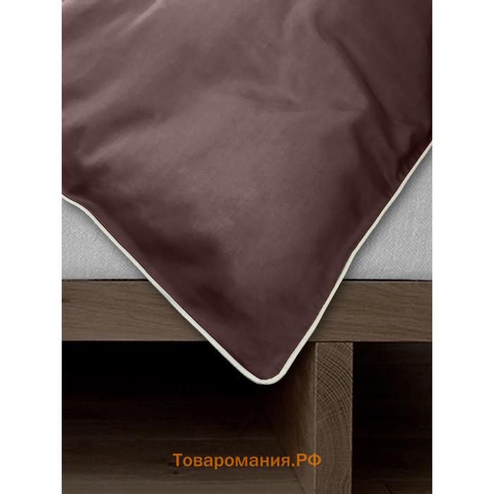 Пододеяльник Satin Luxe, размер 175х210 см, цвет марсала