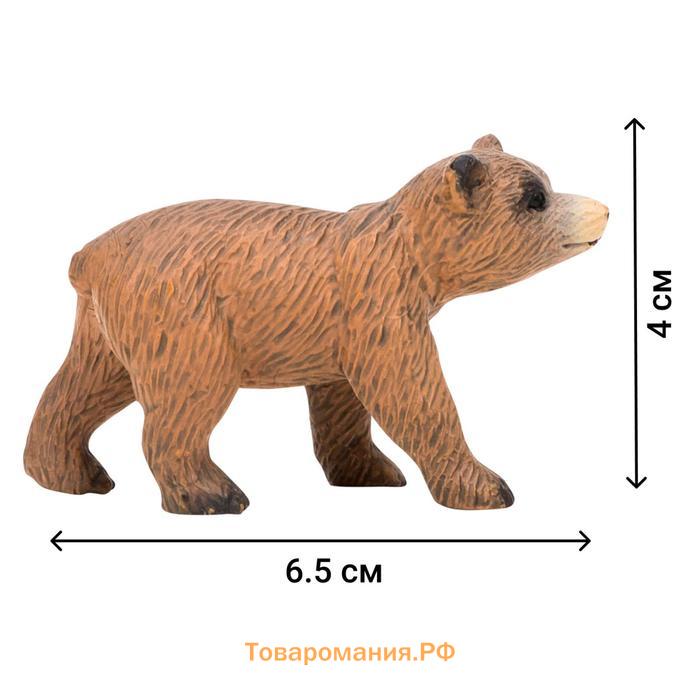 Набор фигурок «Мир диких животных: семья медведей», 4 предмета