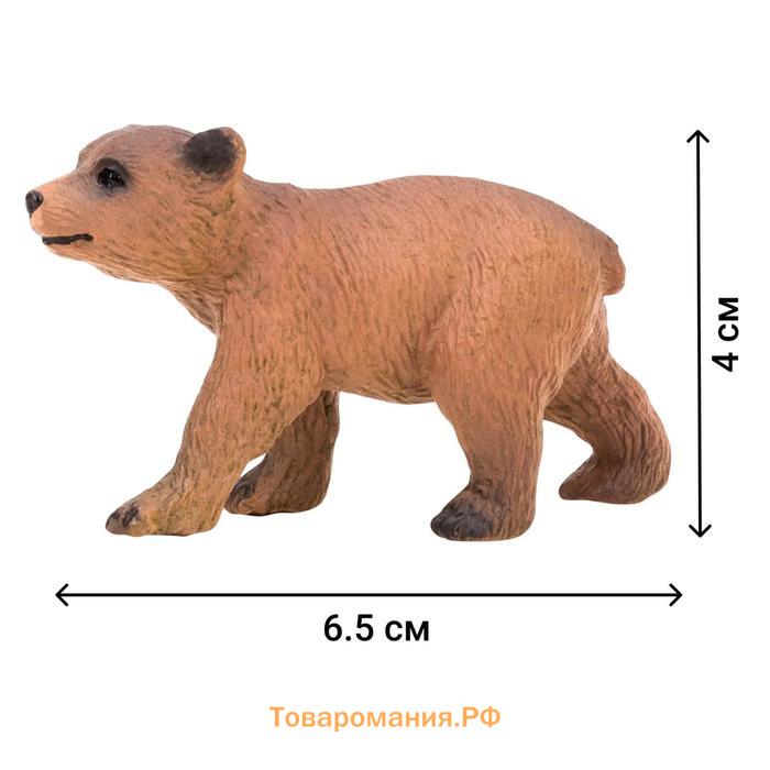 Набор фигурок «Мир диких животных: семья медведей», 4 предмета