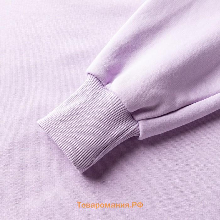 Костюм (свитшот, брюки) MINAKU: Casual Collection цвет сиреневый, размер 52