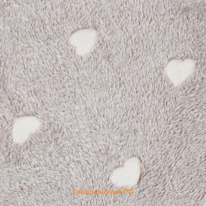 Плед светящийся в темноте  Love 150*200 см,100% п/э, корал-флис, 220 гр/м2