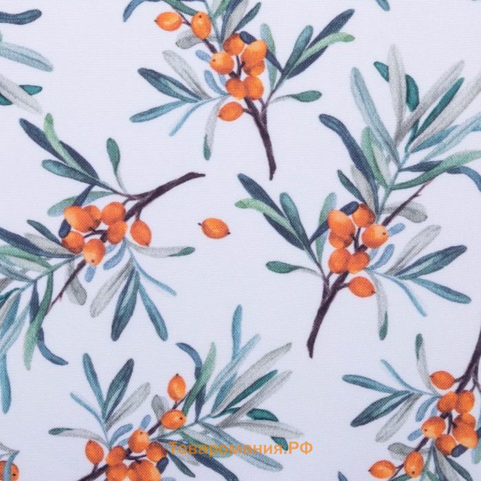 Комплект штор для кухни с подхватами Berry garden, 145×180 см-2 шт., 100% п/э