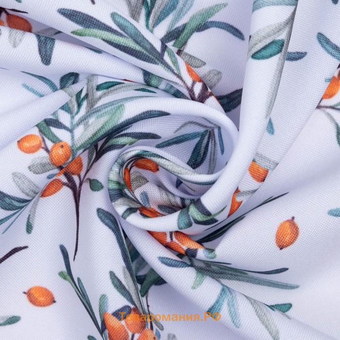 Комплект штор для кухни с подхватами Berry garden, 145×180 см-2 шт., 100% п/э