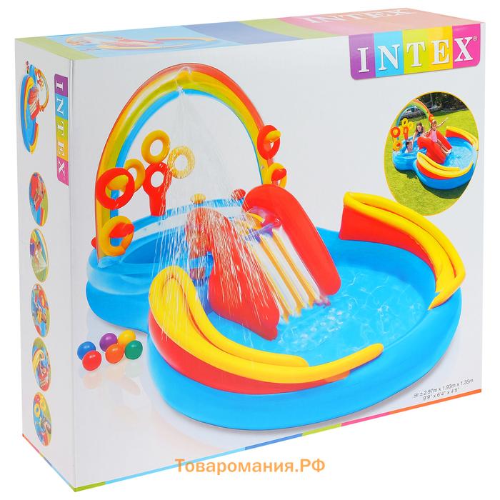 Игровой центр «Радуга», 297 х 193 х 135 см, от 2 лет, 57453NP INTEX