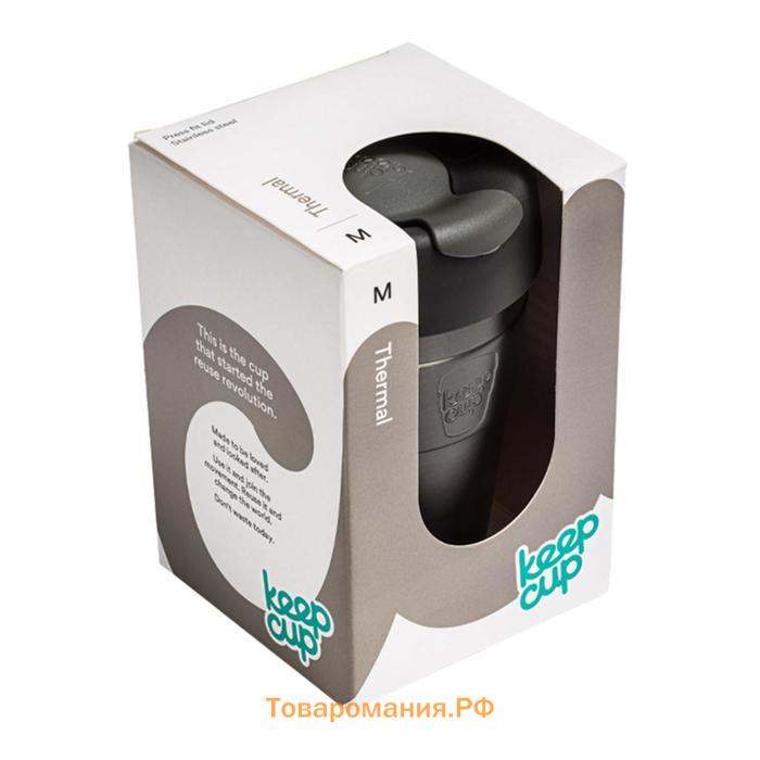 Термокружка Keepcup Thermal m, 340 мл, black