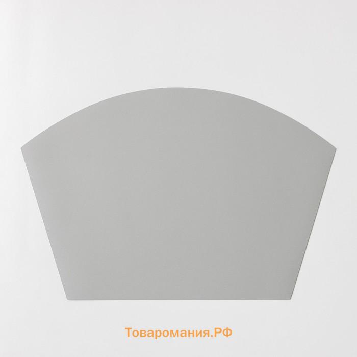 Салфетка сервировочная на стол «Тэм», 30×44 см, цвет серый