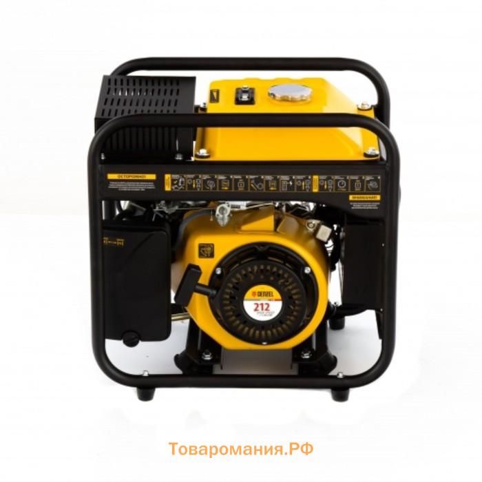 Генератор инверторный Denzel GT-3500iF, 230 В, 3.5 кВт, 230В/1х12 В, 5 л