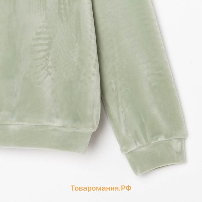 Костюм детский (толстовка, брюки) KAFTAN "Basic line" р.30 (98-104), зеленый