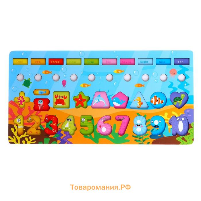 Развивающая игра 4 в 1 «Счёт», 30×14.5×10 см
