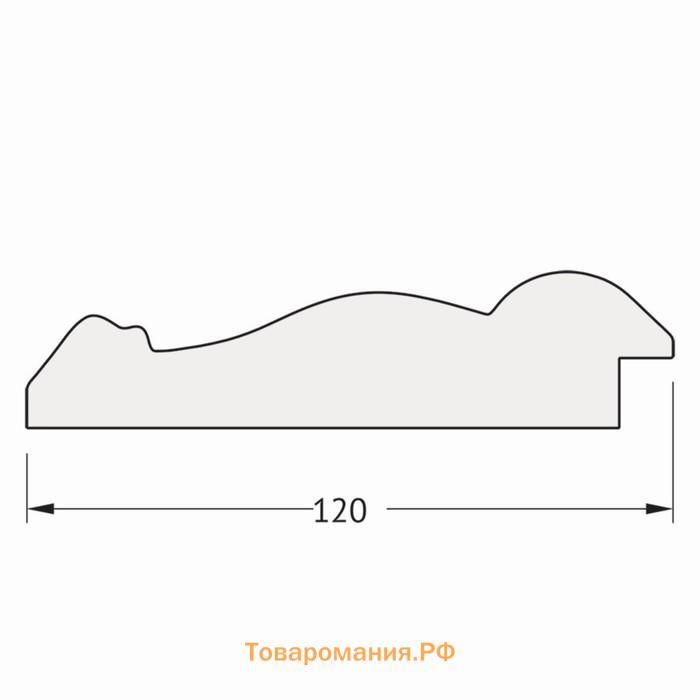 Зеркало напольное с фацетом в багетной раме, состаренное серебро с орнаментом 120 мм, 87x207 см   75