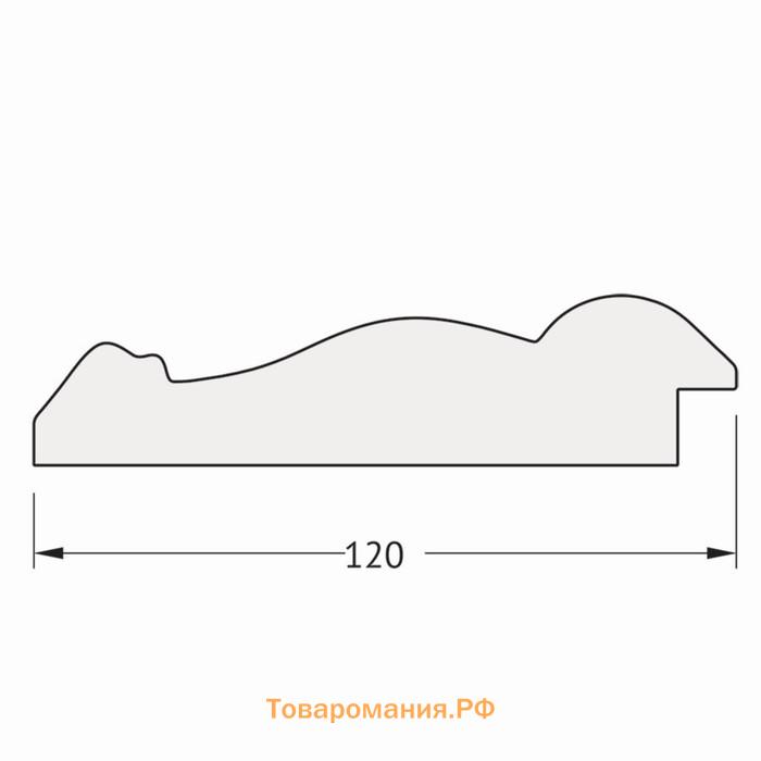 Зеркало напольное с фацетом в багетной раме, состаренная бронза с орнаментом 120 мм, 87x207 см   752