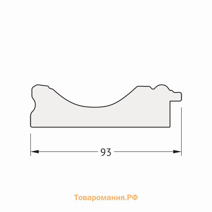 Зеркало напольное с фацетом в багетной раме, серебряный акведук 93 мм, 112x202 см