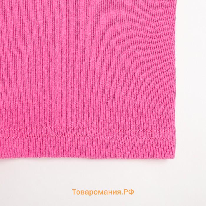 Топ женский MINAKU: Basic line ярко-розовый, р-р 44