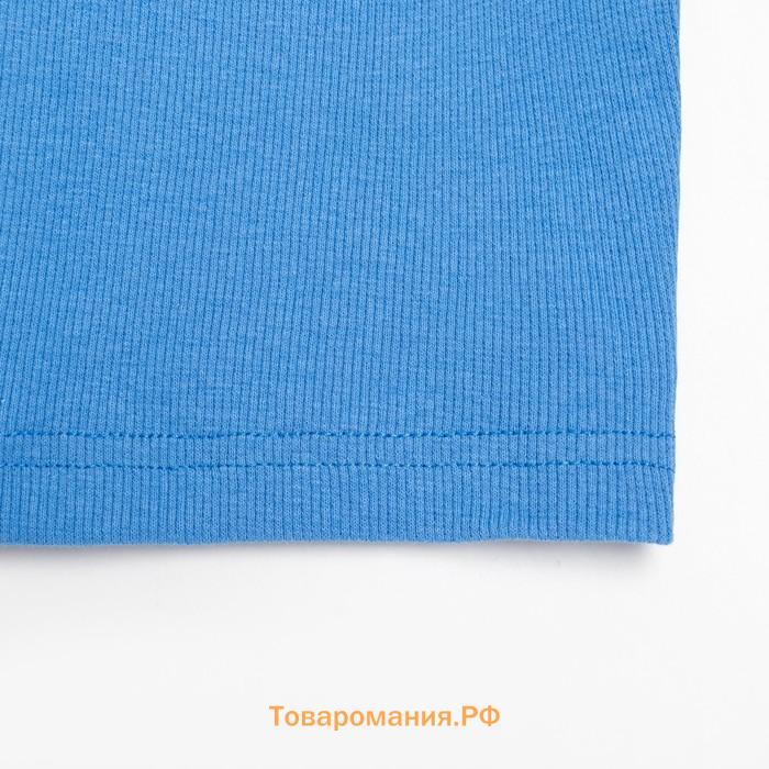 Топ женский MINAKU: Basic line, голубой, размер 46
