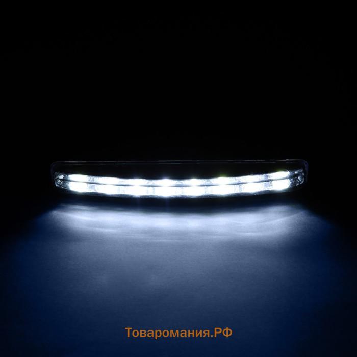 Дневные ходовые огни 8 SMD с режимом поворотника, 12 В, 2 шт