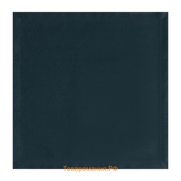 Набор салфеток с декорат. кольцами "Grey pleasure" 40х40 см - 4 шт, 100% хл, саржа 190гр/м2