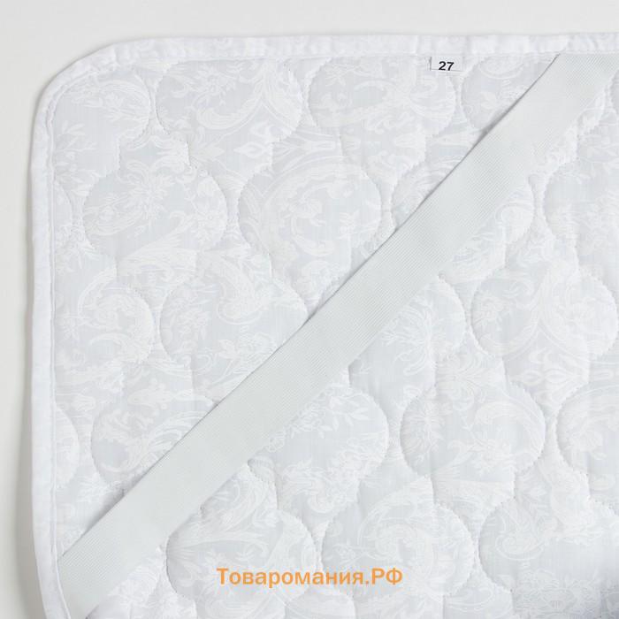 Наматрасник  Бамбук 160*200см, поликоттон, 70%хлопок, 30% п/э