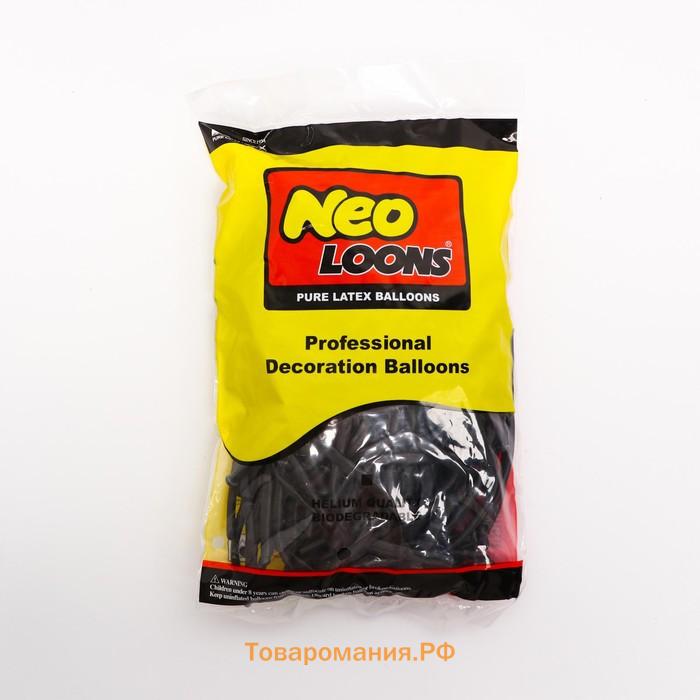 Воздушные шары для моделирования 125 см, d=2.5 см, 10 шт., макарун, шоколадные