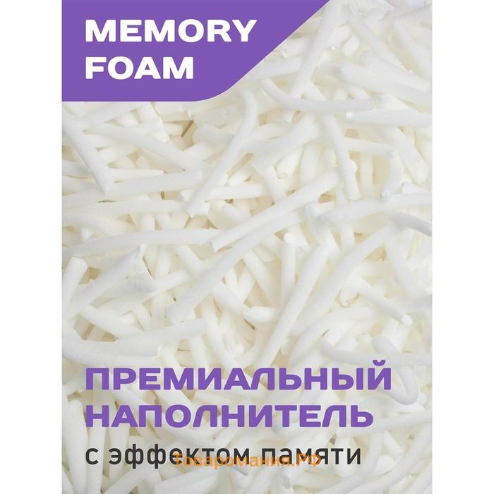 Подушка валик «Мир диких животных в квадрате, декоративная, размер 16х45 см