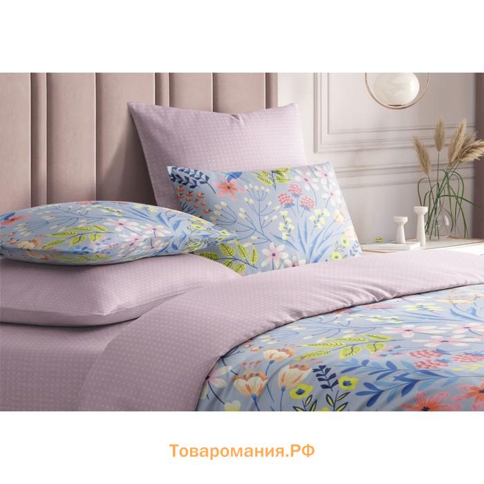 Постельное бельё 1.5 сп Flowers and colors, размер 150х214 см, 143х215 см, 70х70 см - 2 шт