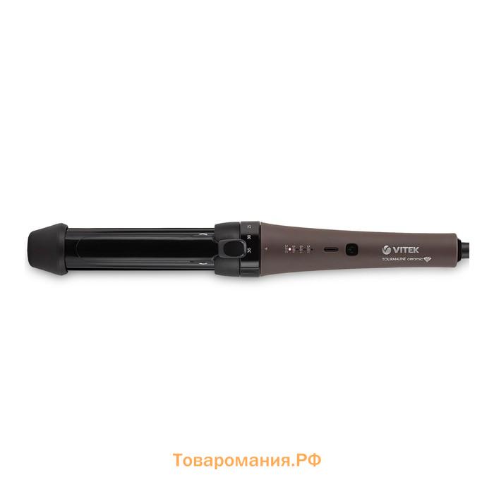 Плойка Vitek VT-2521, 70 Вт, d=25/30/36 мм, керамико-турмал. покрытие, 150-210°C, шнур 1.8 м   78130