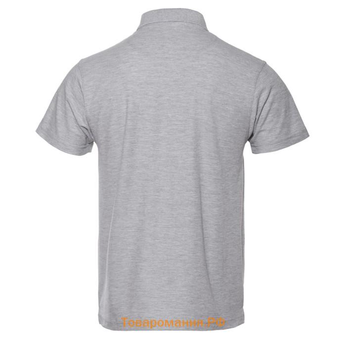 Рубашка мужская, размер 48, цвет серый меланж