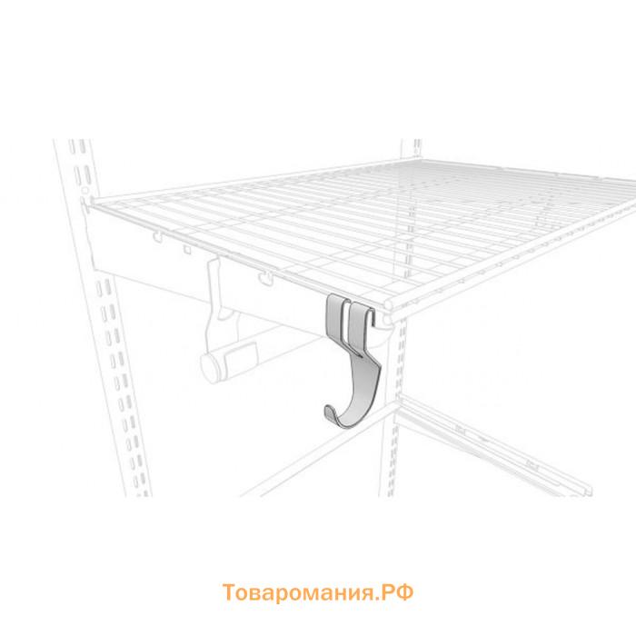 Крючок универсальный для гардеробной системы, 2 шт