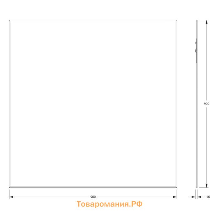 Зеркало Evoform, с фацетом, 5 мм, 90х90 см