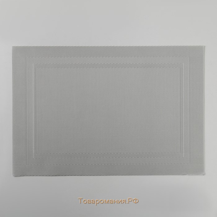 Салфетка сервировочная на стол «Окно», 45×30 см, цвет бежевый