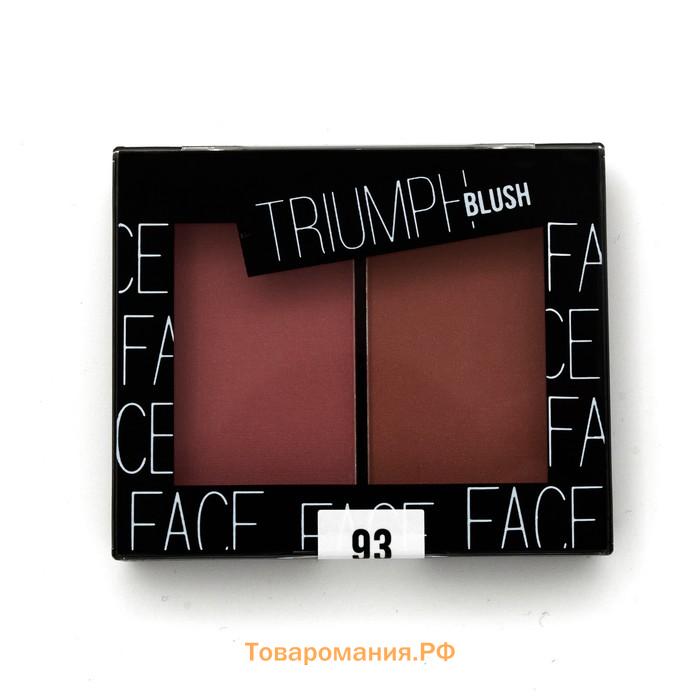 Румяна TF Blush, 2-цвета, тон 93 розовое сияние/холодная сирень