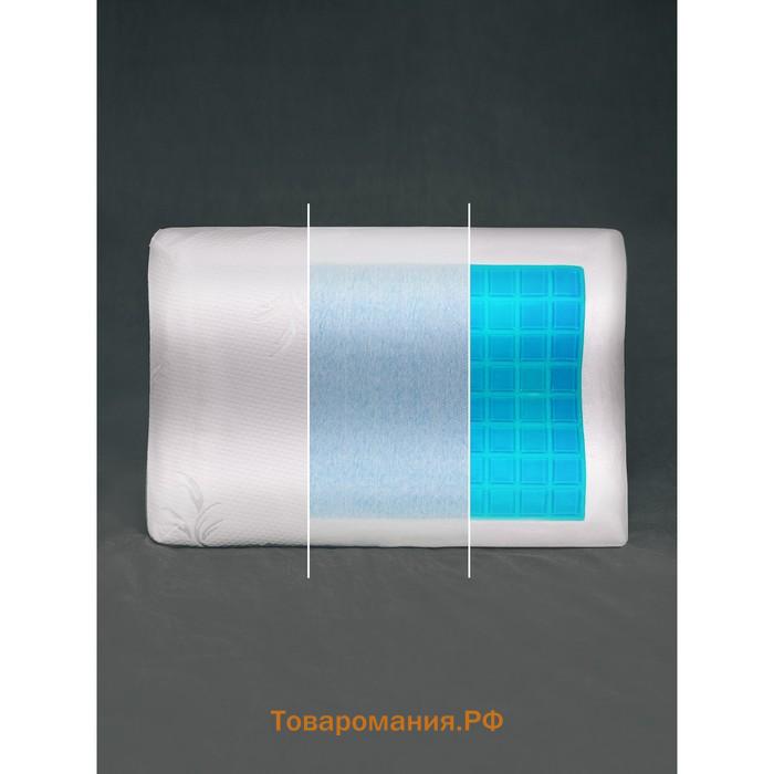 Подушка Premium Wave Gel, размер 60x40x13/11 см