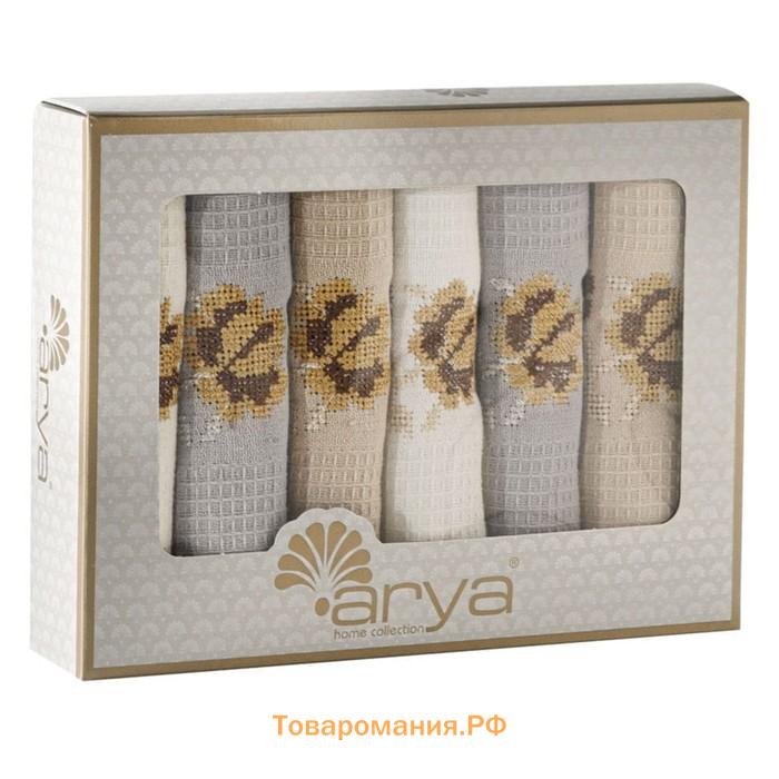 Набор кухонных полотенeц Arya Home, размер 30x50 см, 6 шт