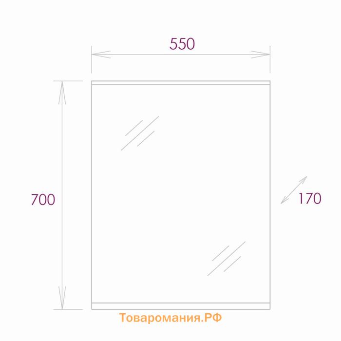 Зеркало Onika Коралл 55.01, с подсветкой