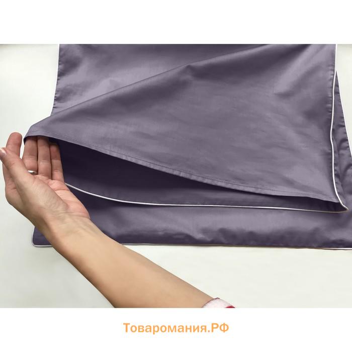 Наволочка Satin Luxe, размер 70x70 см, цвет драгоценный аметист