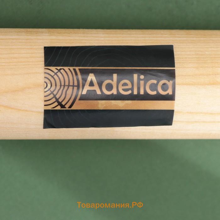 Скалка с вращающимися ручками Adelica, 50×4,2 см, бук