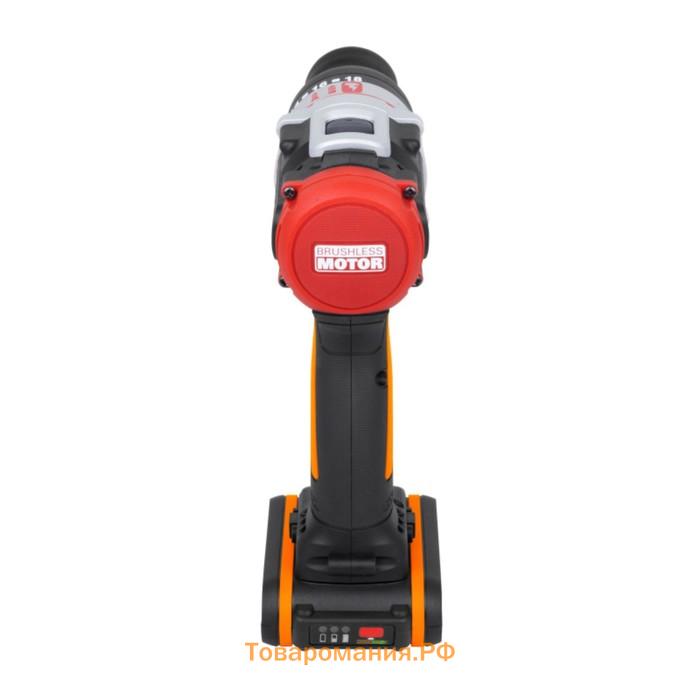 Дрель-шуруповерт ударная аккумуляторная WORX WX354, 20 В, 60 Нм, 2х2 Ач, кейс